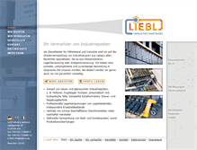 Tablet Screenshot of liebl-ip.de